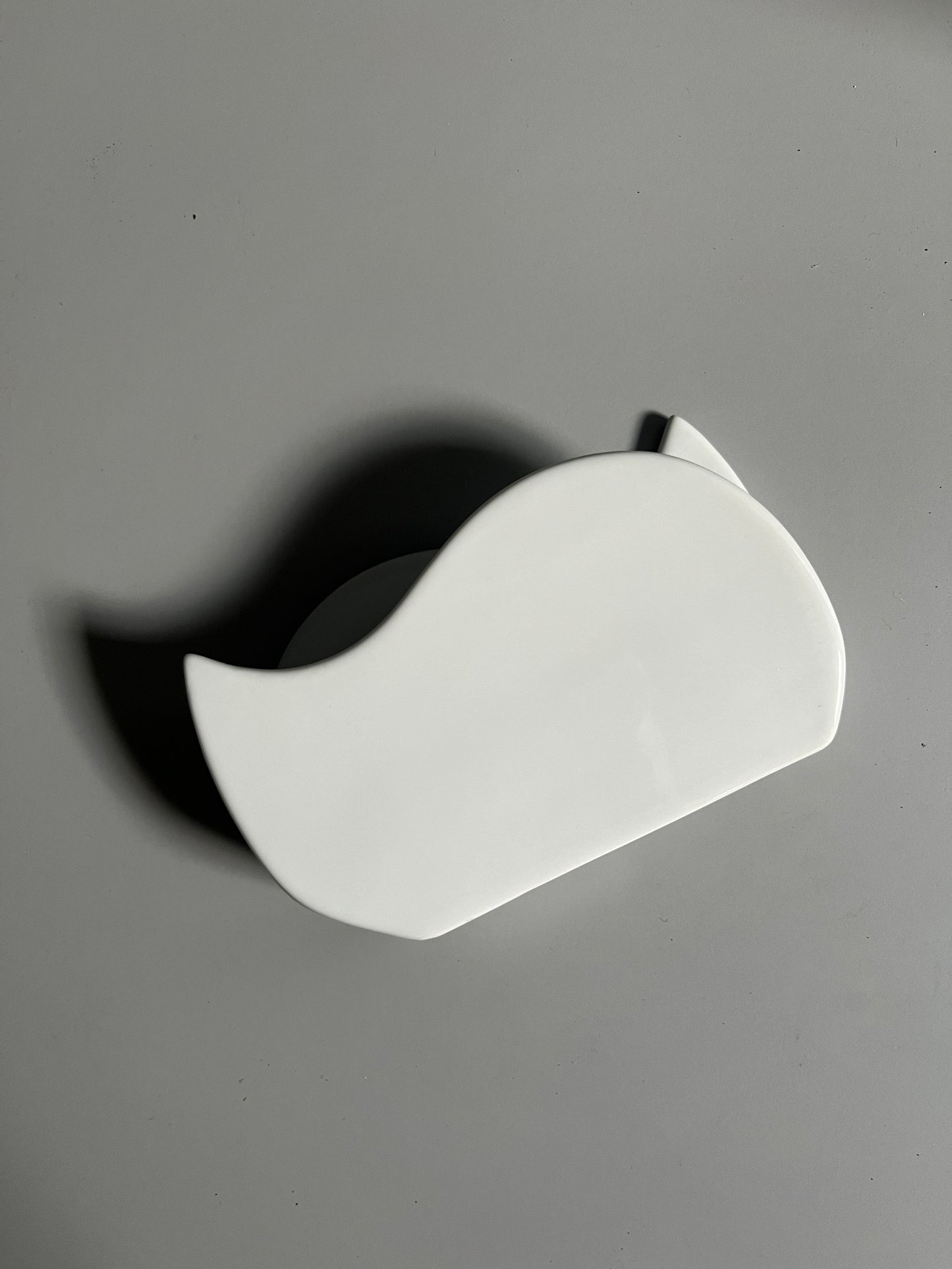 Italian Porcelain Wave Napkin/Letter Holder