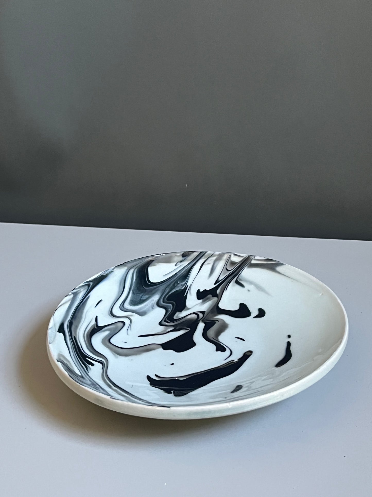 Handmade Swirl Ceramic Dish