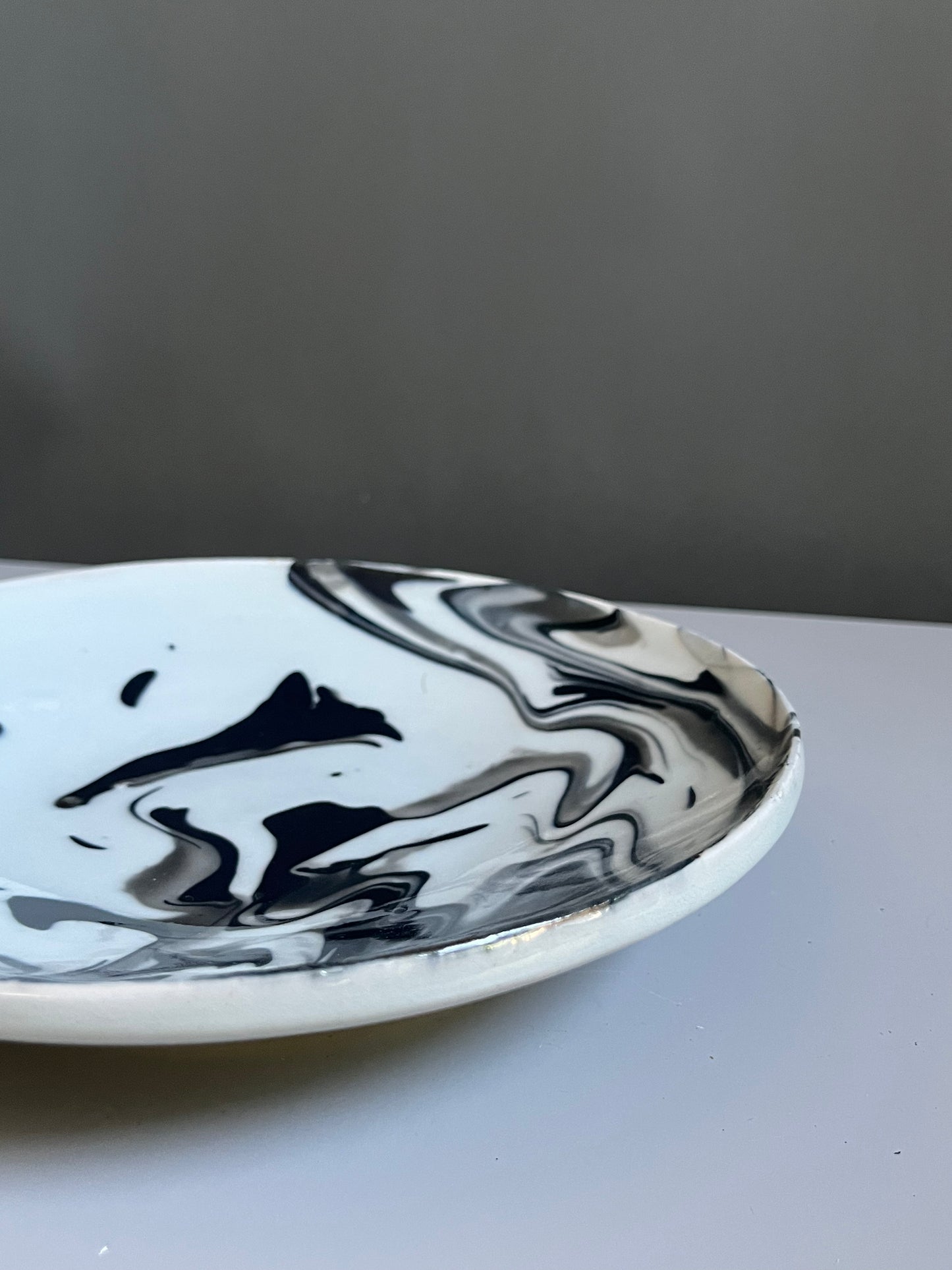 Handmade Swirl Ceramic Dish