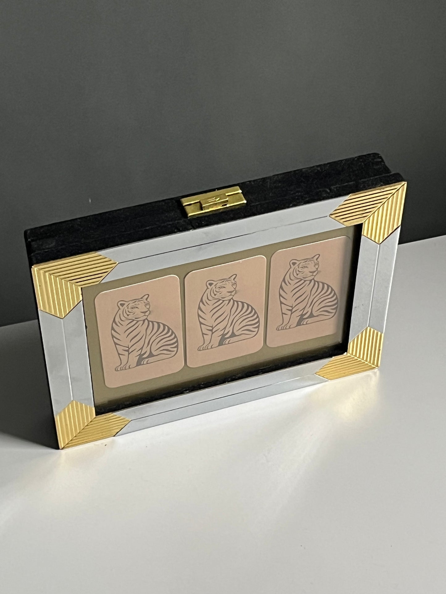 Deco Silver & Gold Picture Frame + Album