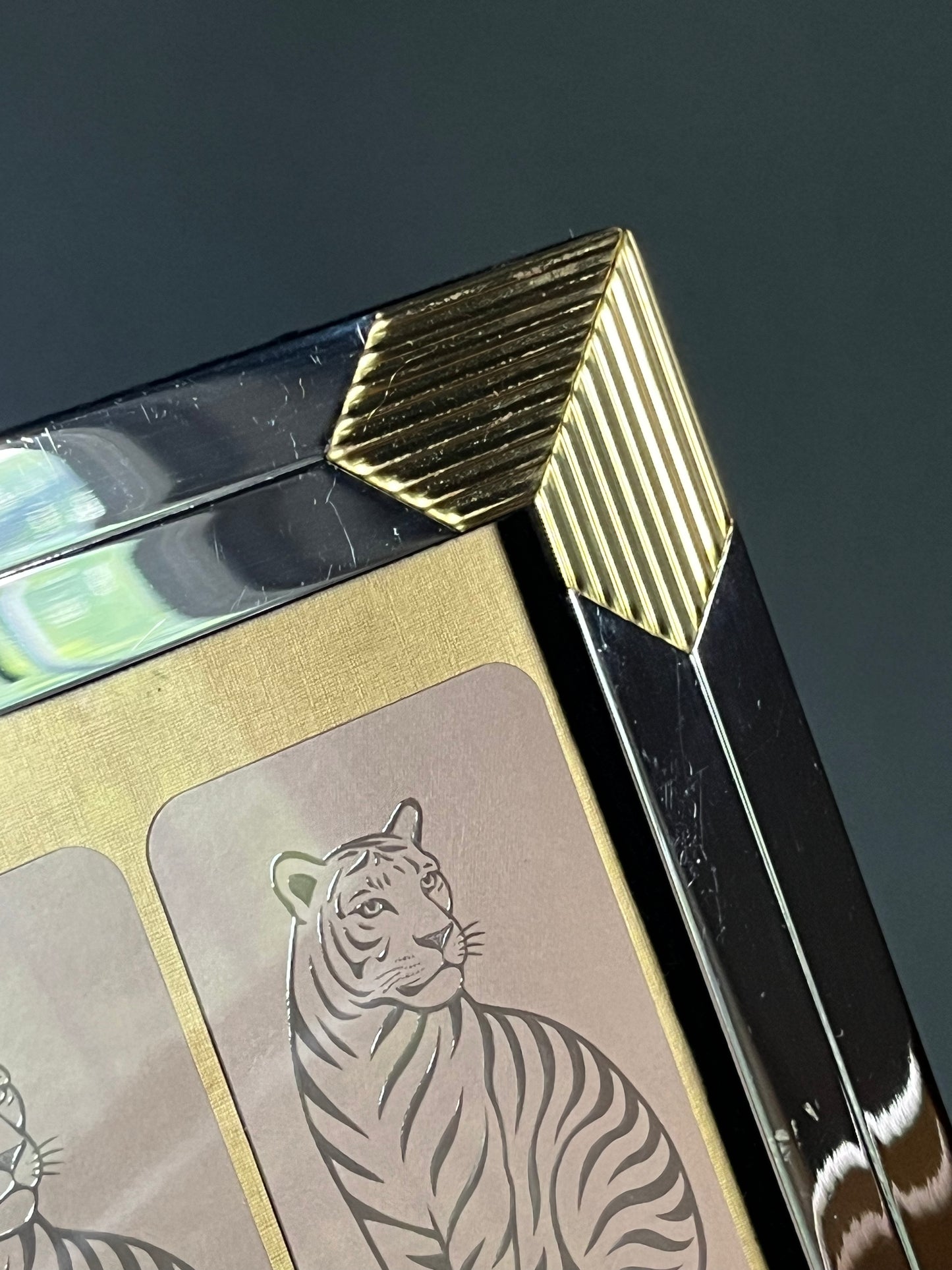 Deco Silver & Gold Picture Frame + Album