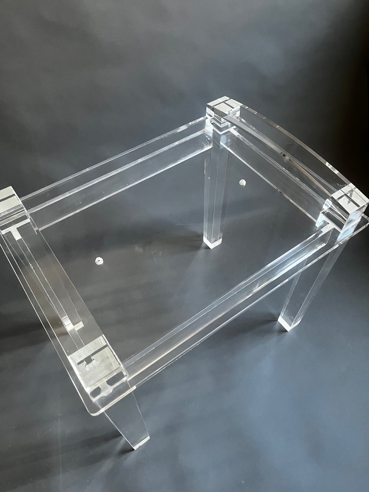 Lucite Vanity Bench