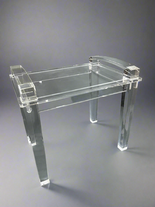 Lucite Vanity Bench