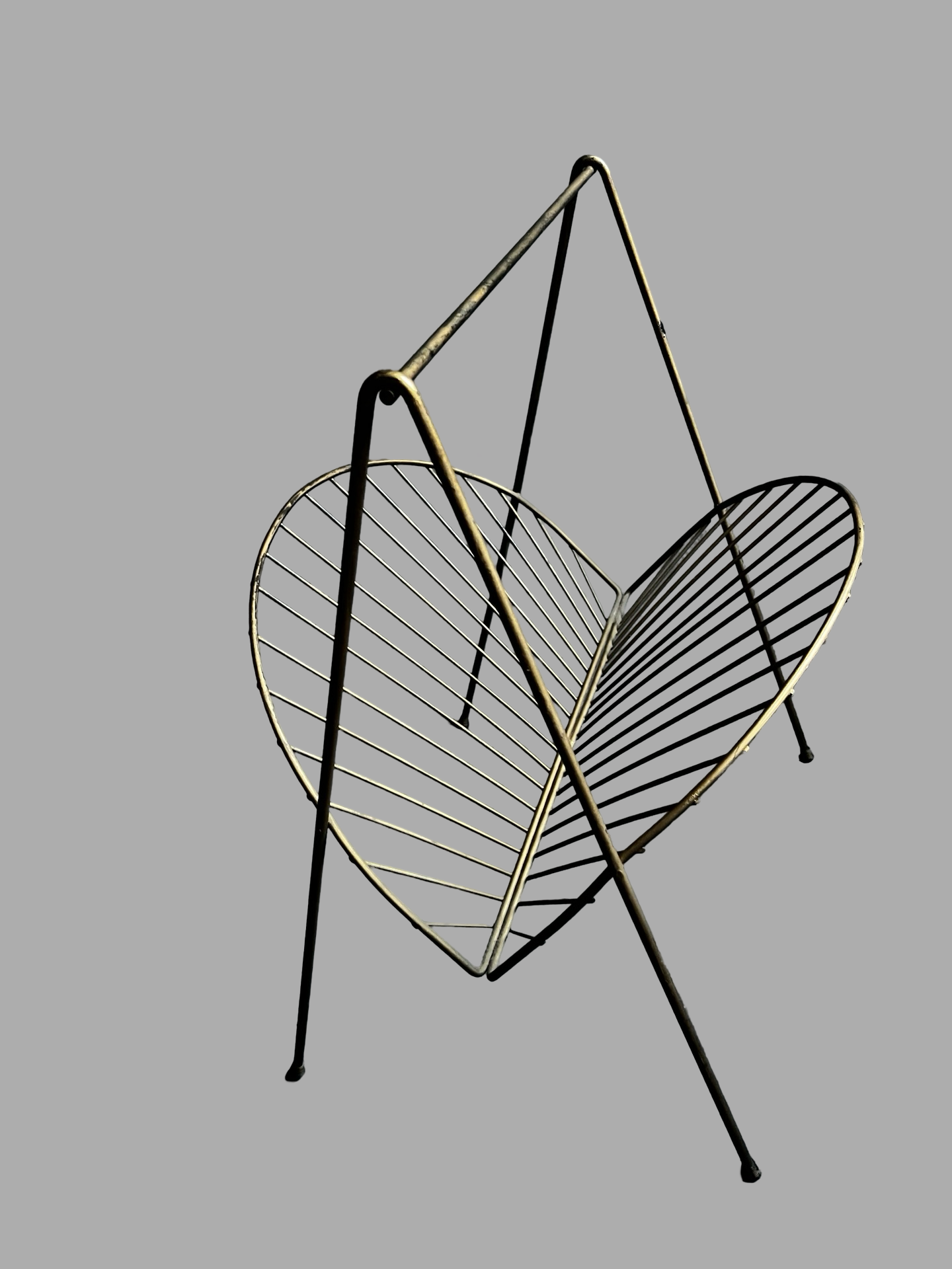 Gold Metal Magazine Rack