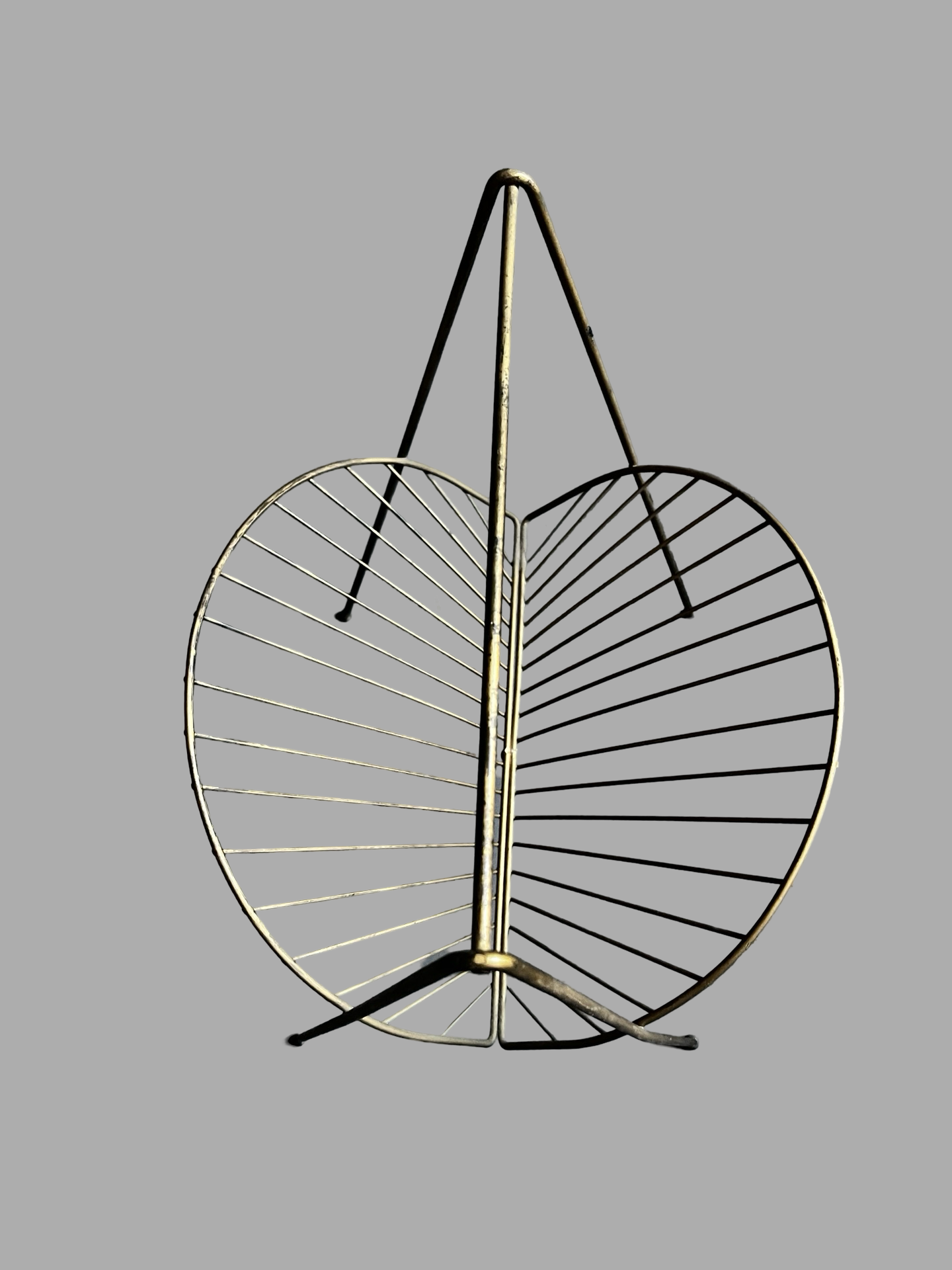 Gold Metal Magazine Rack