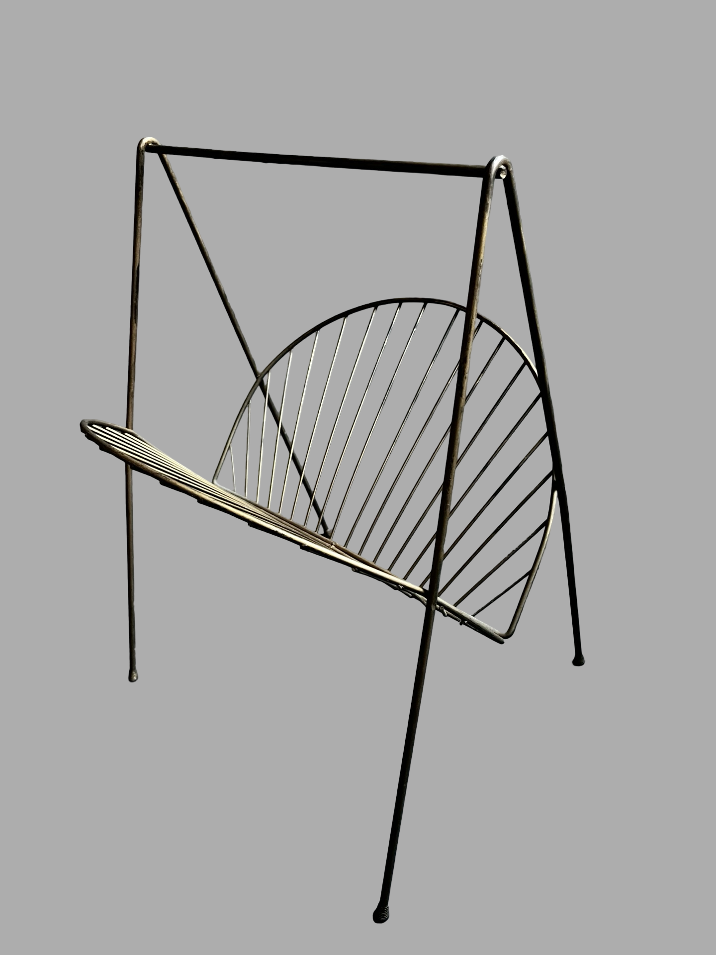 Gold Metal Magazine Rack