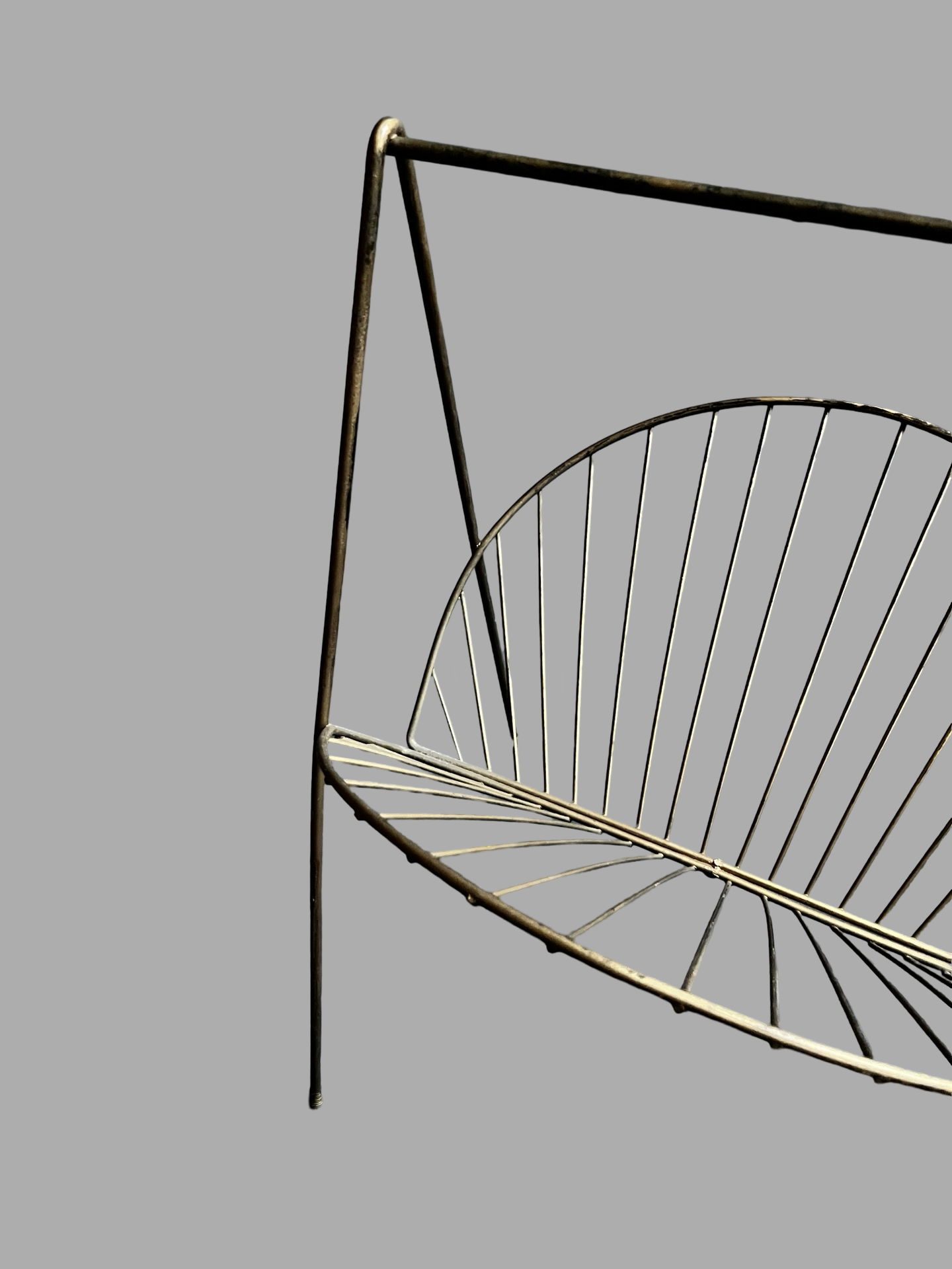 Gold Metal Magazine Rack