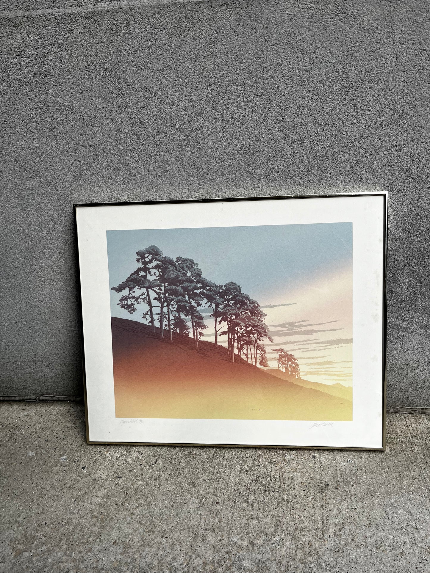 Roy Smallman Lithograph | Signed, marked and framed