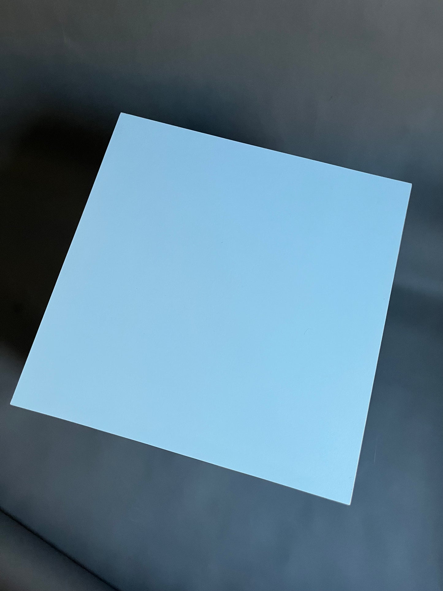 Parsons Table | Blue Formica Side Table