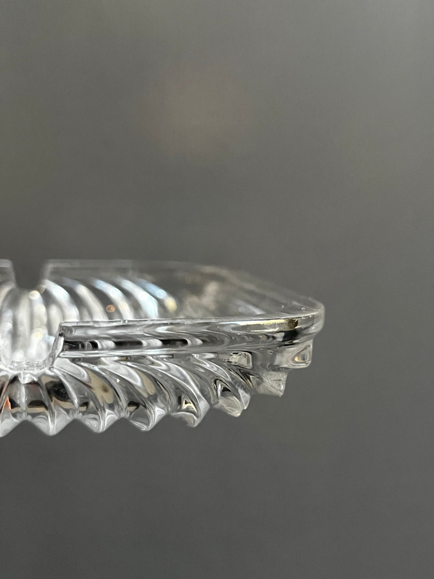 Quattro Glass Ashtray | 1960s Villeroy & Boch