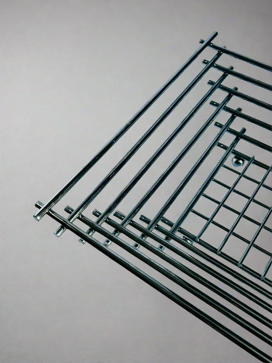 Postmodern Stacked Chrome Fruit Bowl