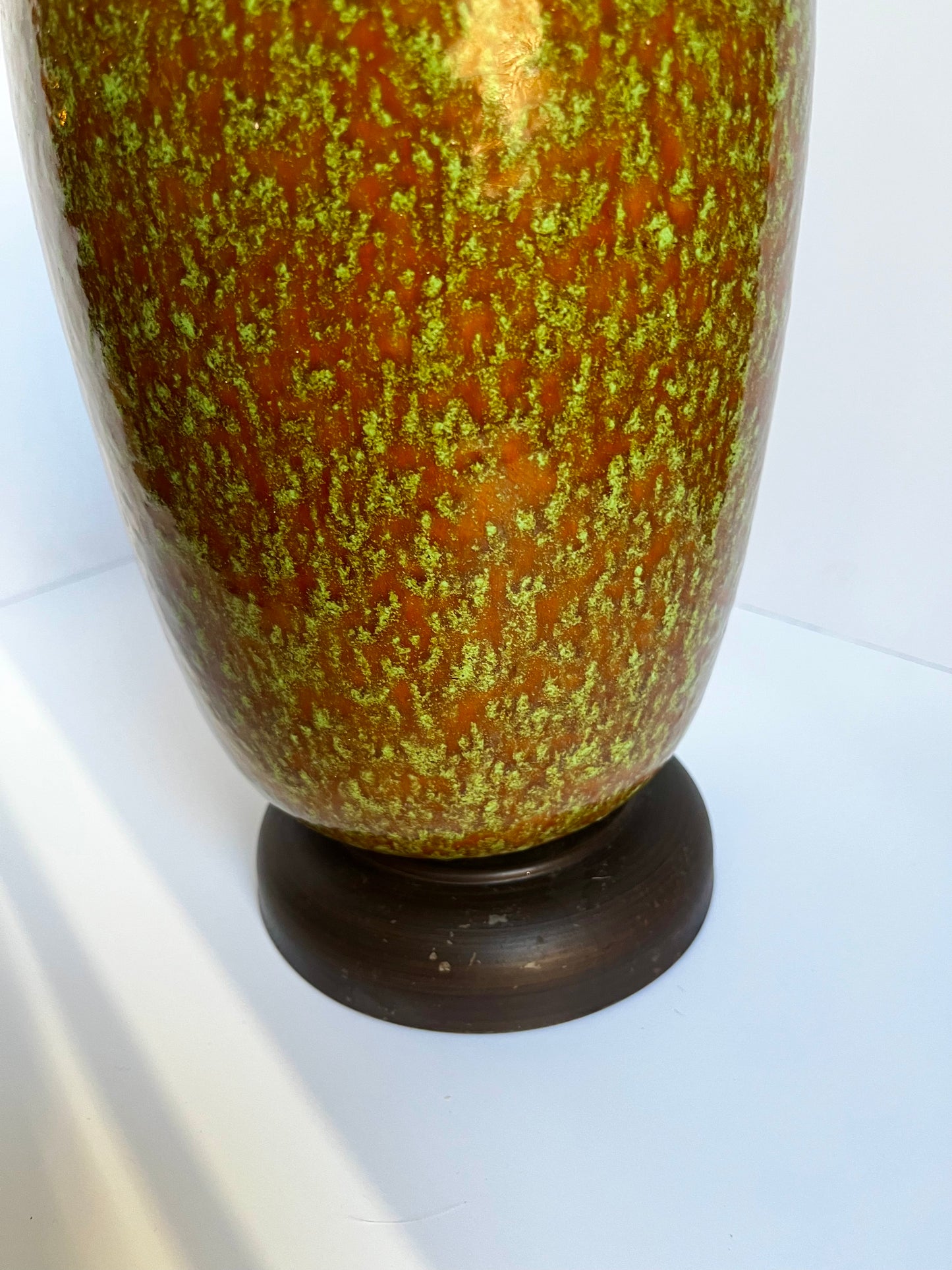 MCM Glazed Ceramic Table Lamp