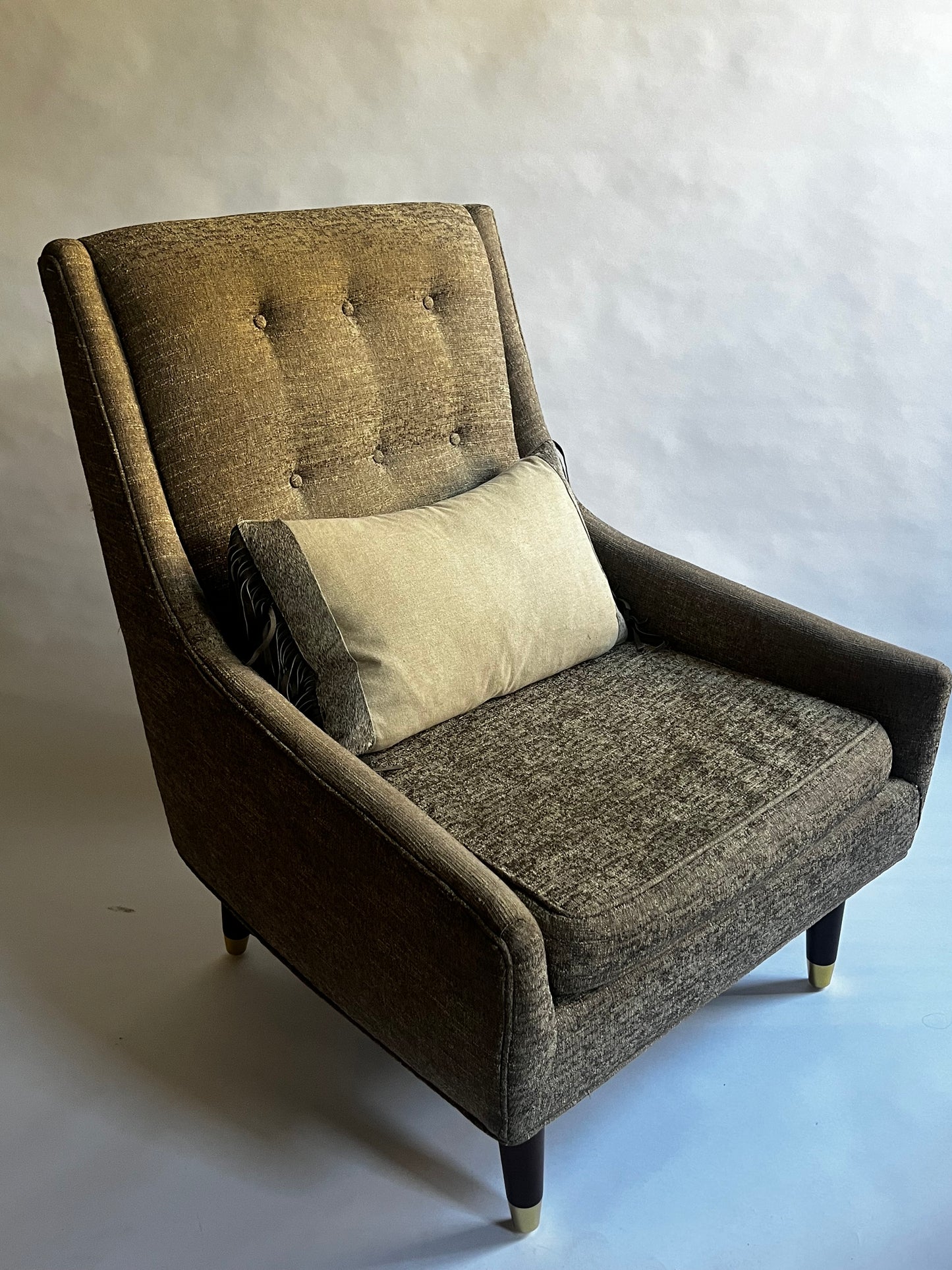 Mid Century Modern Armchair | MCM Upholstered Lounge Chair