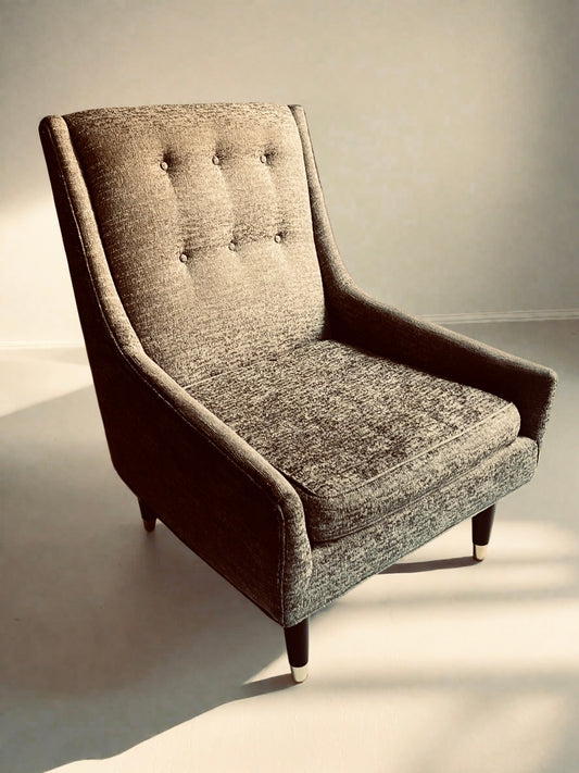 Mid Century Modern Armchair | MCM Upholstered Lounge Chair