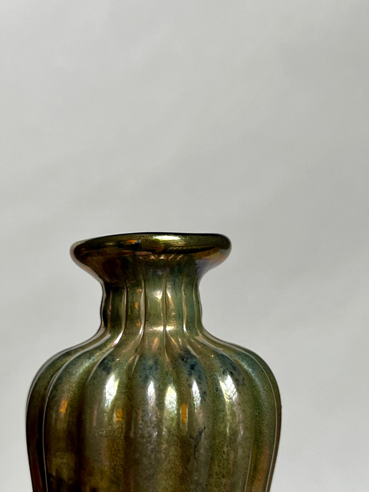 Stephen Fellerman Iridescent Glass Vase