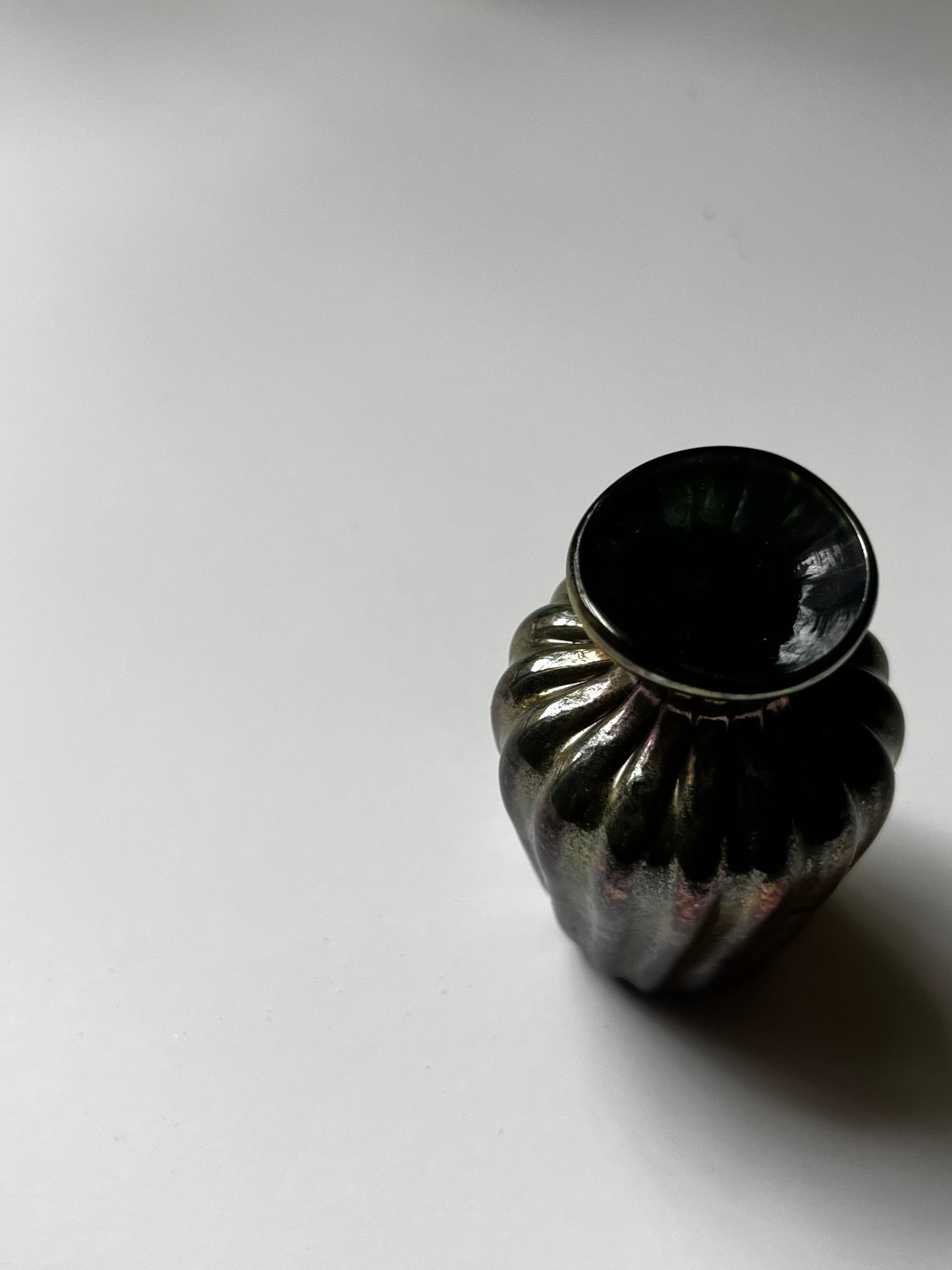 Stephen Fellerman Iridescent Glass Vase